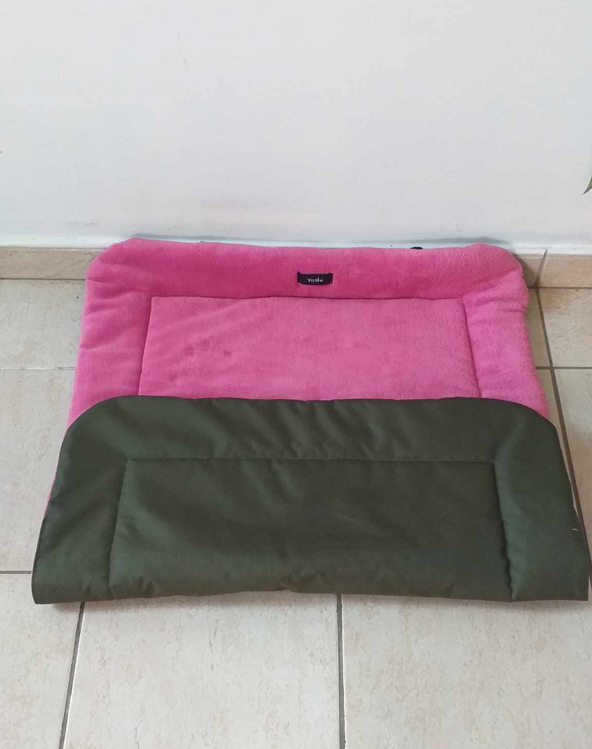 Hondenmat Travel GREEN - PINK