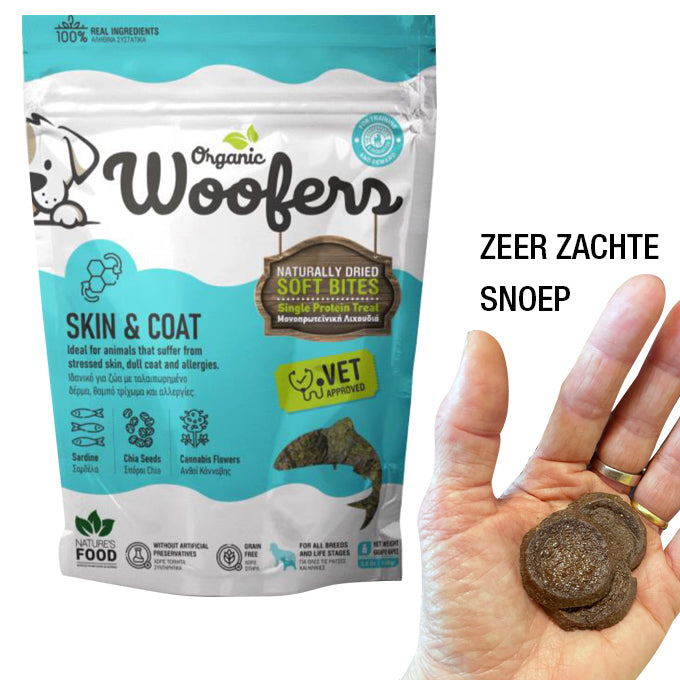 Woofers  SKIN & COAT met SARDINES